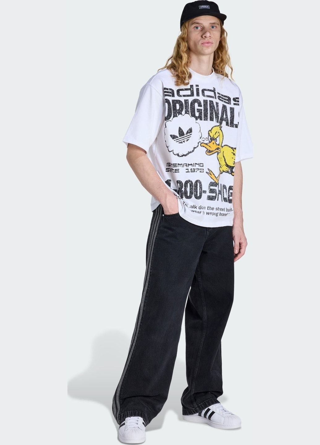 Біла футболка originals duck graphic adidas