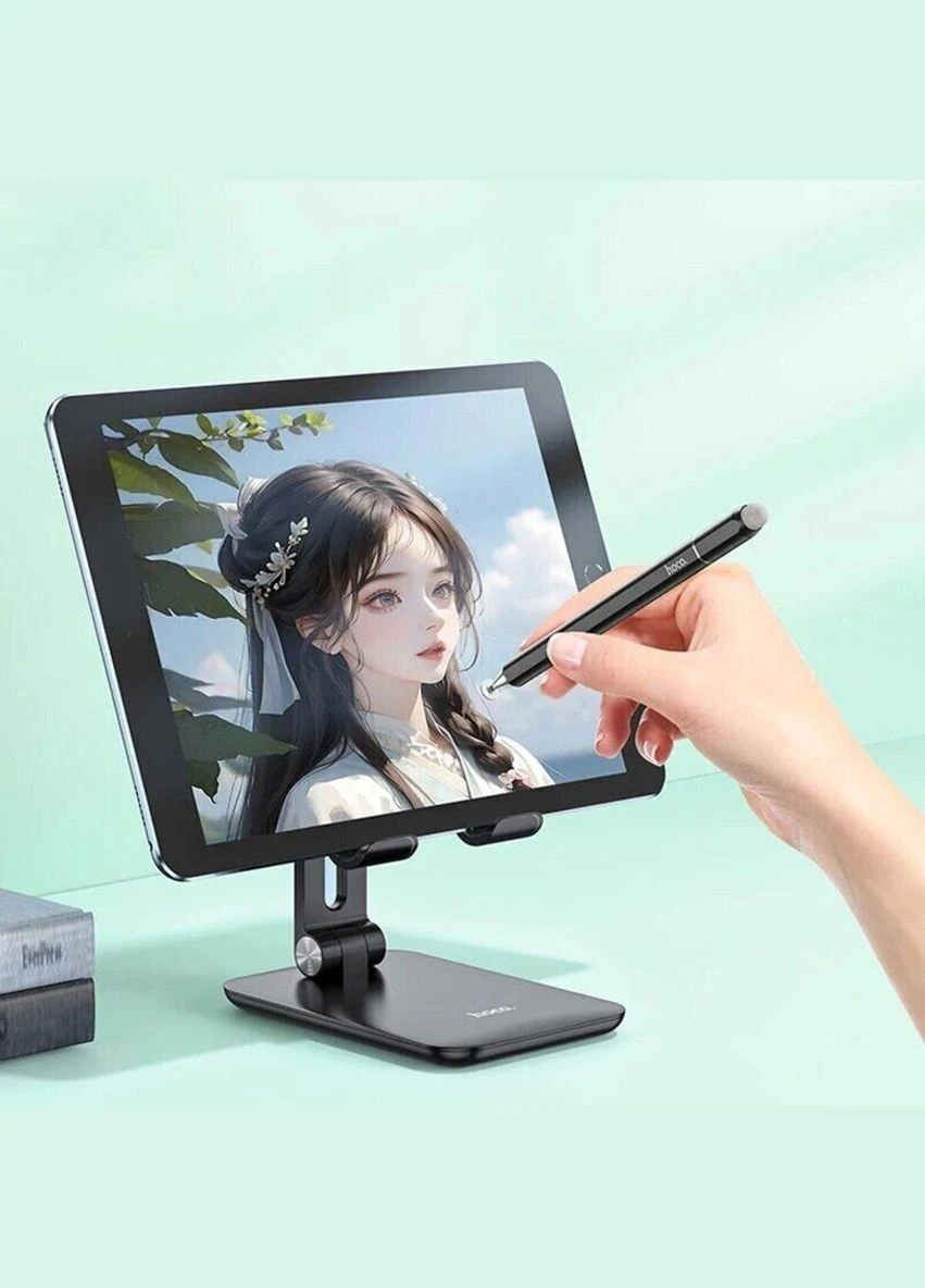 Стилус GM111 Cool dynamic series 3-in-1 passive universal capacitive pen Black Hoco (305665635)