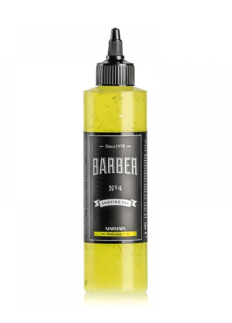Гель прозорий для гоління Barber №4 Shaving Gel 250 мл Marmara (231764346)