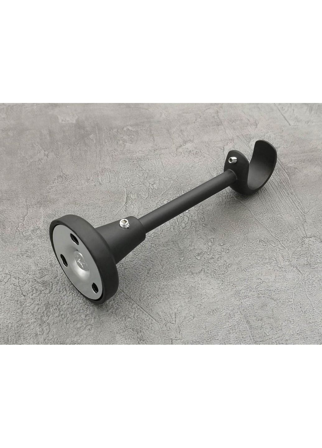 Карниз Шар гладкая штанга одинарный открытый 25 мм 320 см Черный матовый Quadrum (352782666)