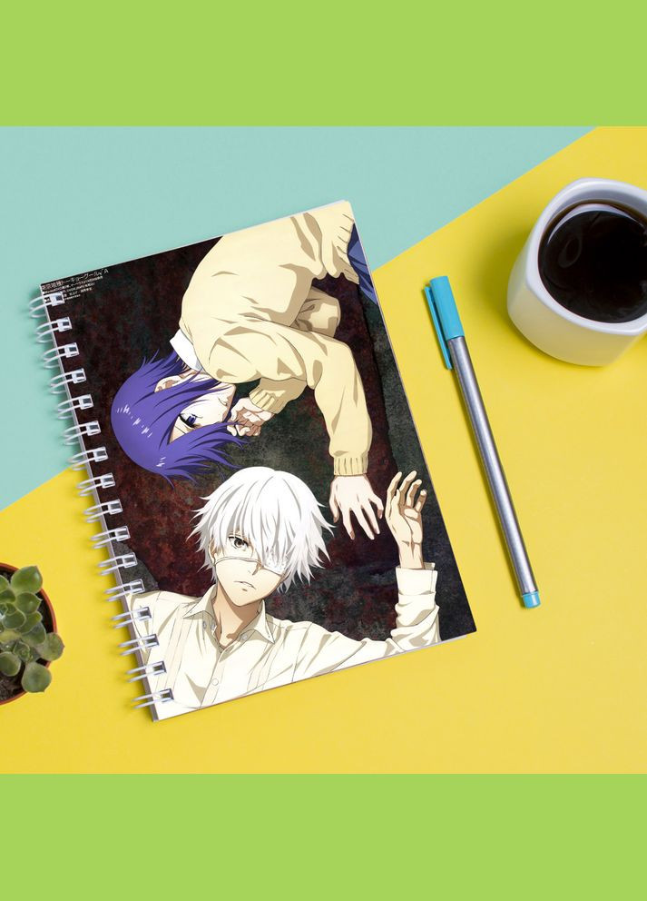 Скетчбук Sketchbook (блокнот) для малювання з принтом Tokyo Ghoul - Токійський гуль 3 Кавун блокнот для малювання (316133131)