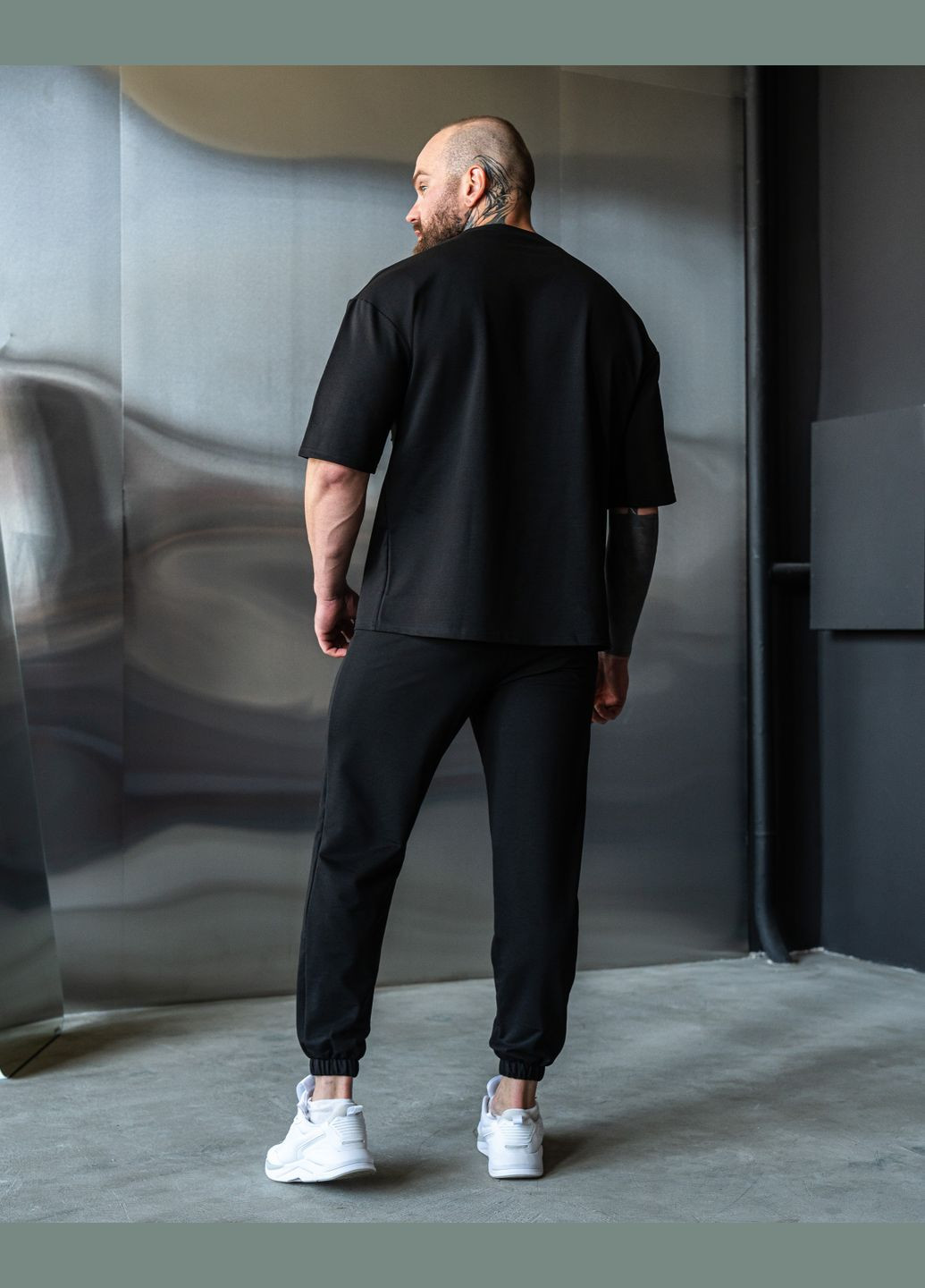 Комплект чоловічий оверсайз (штани+футболка) No Brand комплект (300524231)