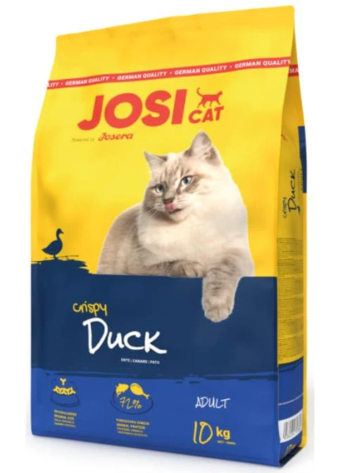 Crispy Duck (утка) сухой корм для кошек (27/9), 10 кг JosiCat (369929333)