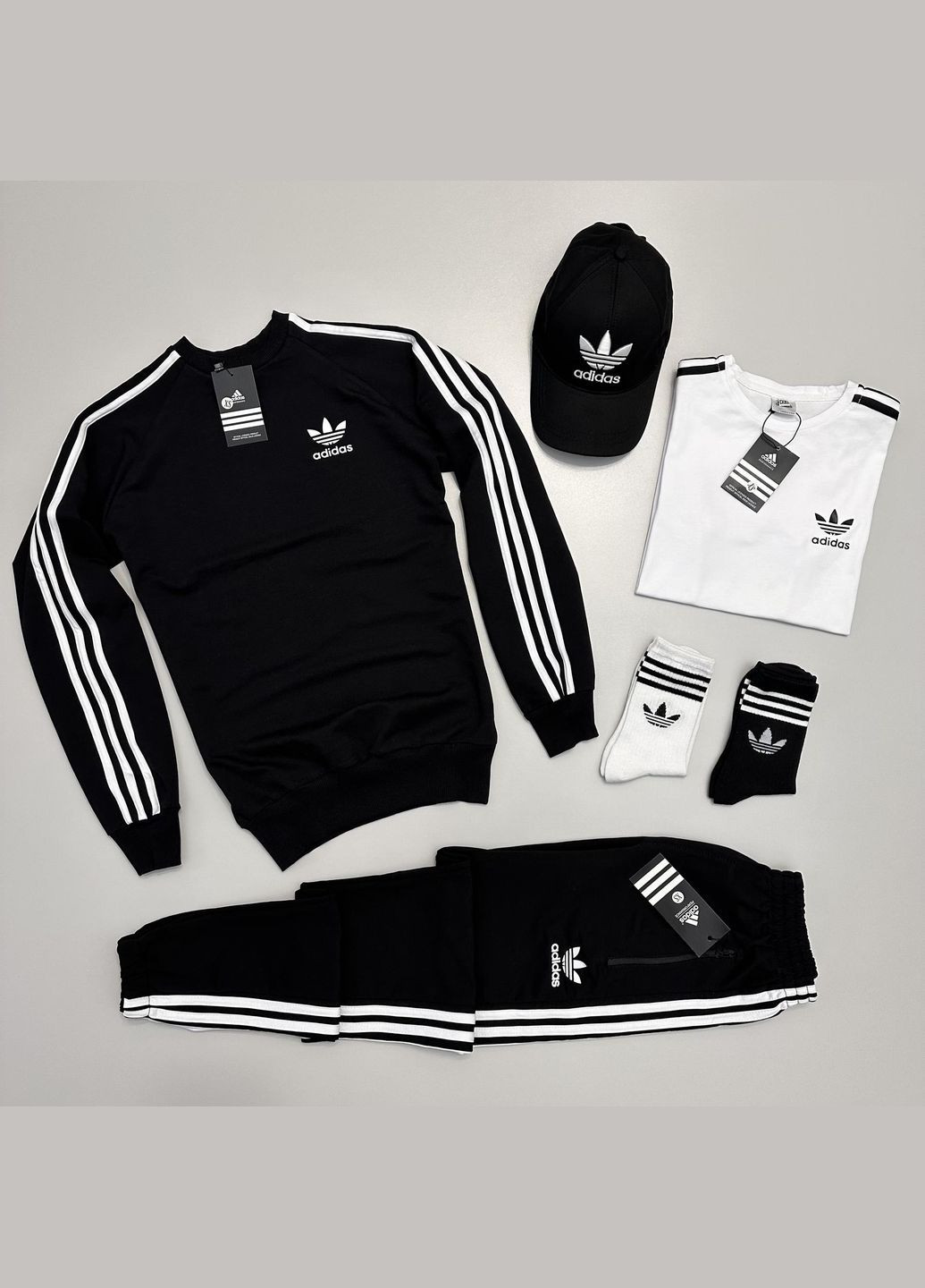 Свитшот-штаны-футболка-кепка-2пары носки (весна/лето/осень) No Brand (316244392)