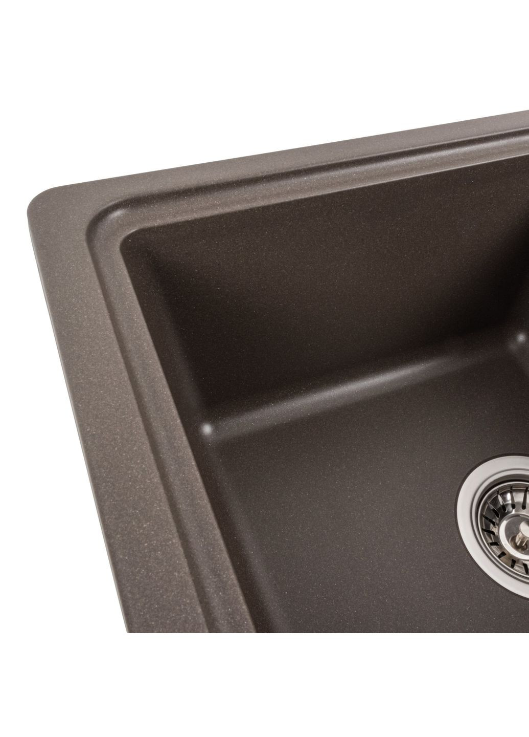 Гранитная мойка для кухни LIANA 6243 матовая Темная скала Valeso (358059954)