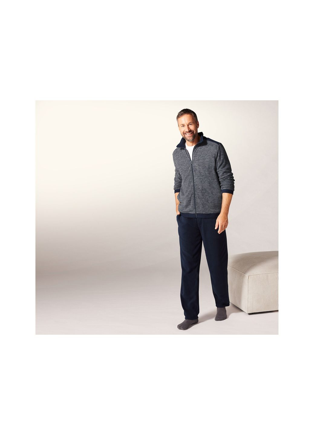 Спортивний костюм флісовий для чоловіка LIDL 435816 темно-синій Livergy (304994895)