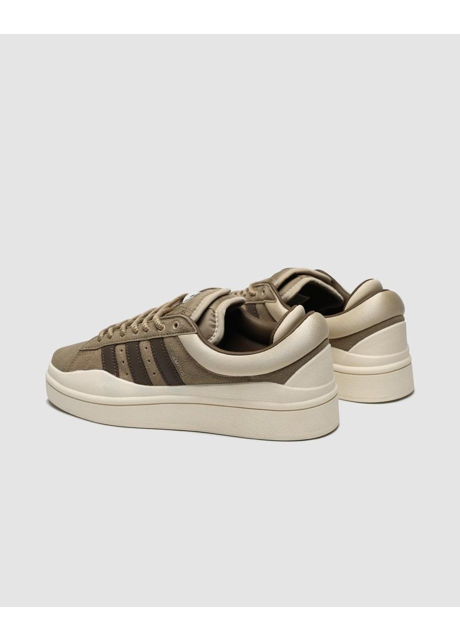 Кроссовки женские Adidas Brown No Brand Campus x Bad Bunny коричневые демисезоны (369382055)