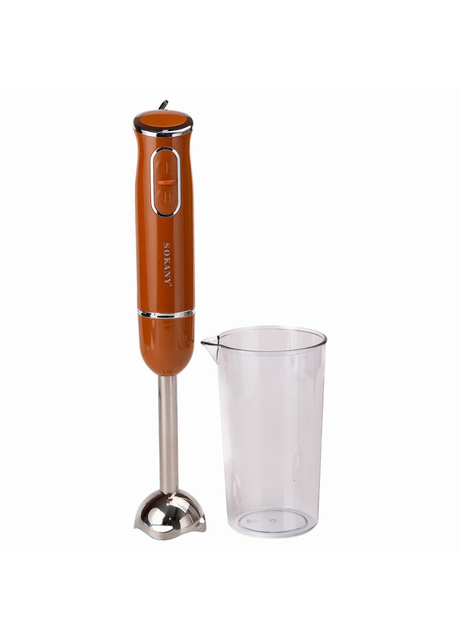 Ручний блендер 1726 занурювальний 300 Вт Помаранчевий Sokany (370974625)