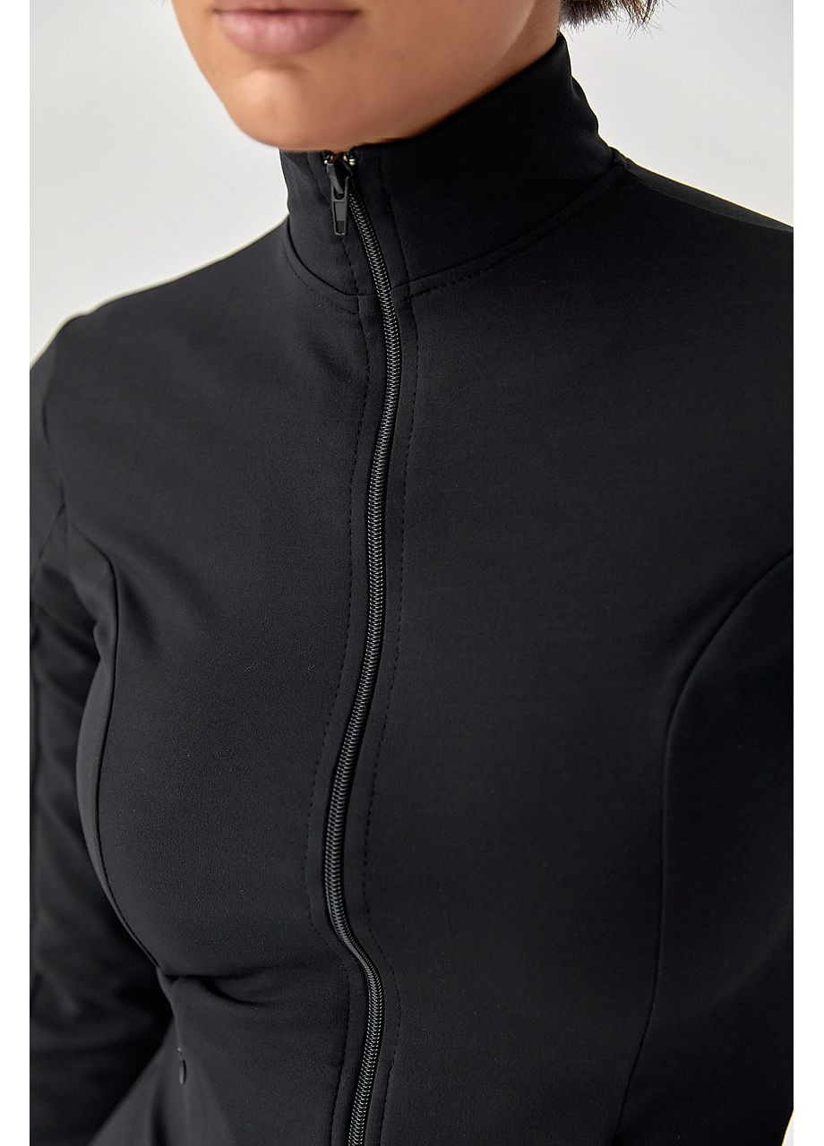 Спортивная эластичная кофта на молнии Lurex (371334054)