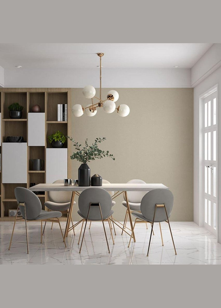 Самоклеящаяся виниловая плитка в рулоне бежевое полотно 0,6*3m*2мм Мат SW-00002036 Sticker Wall (300241499)