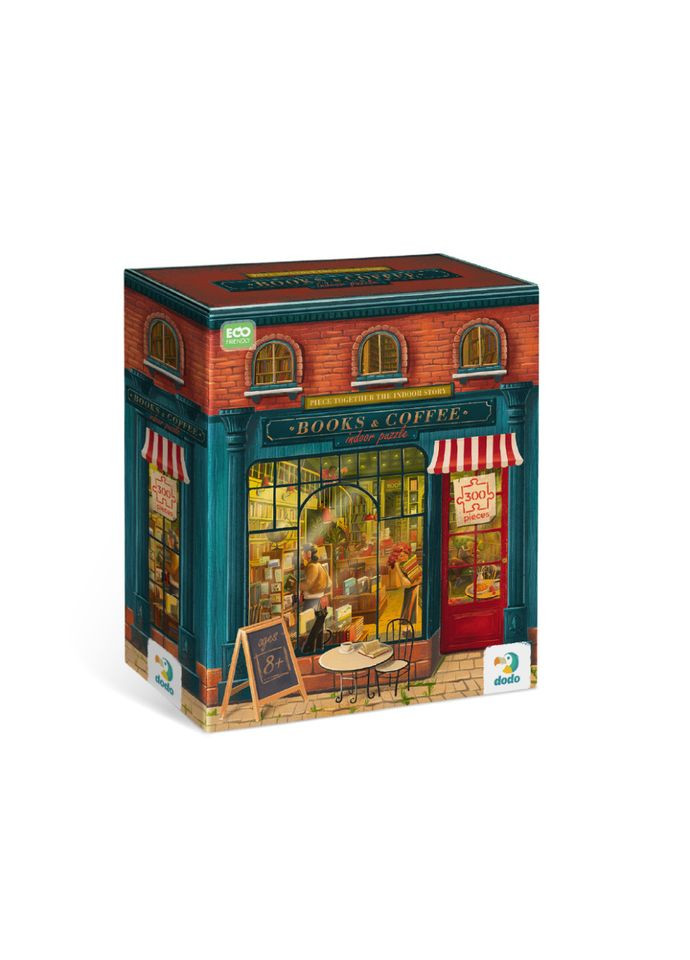 Пазл класичний "Книжковий магазин" 300602, 300 елементів DoDo Toys (365252236)