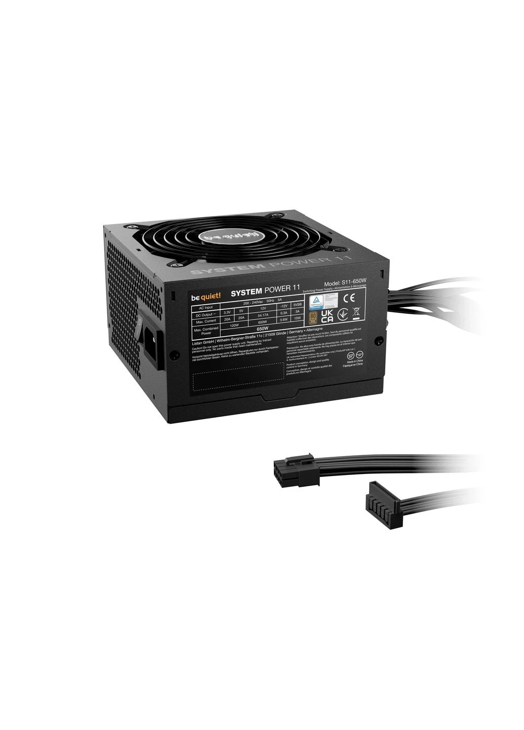 Блок питания System Power 11 650W (BP011EU) be quiet! (403205314)