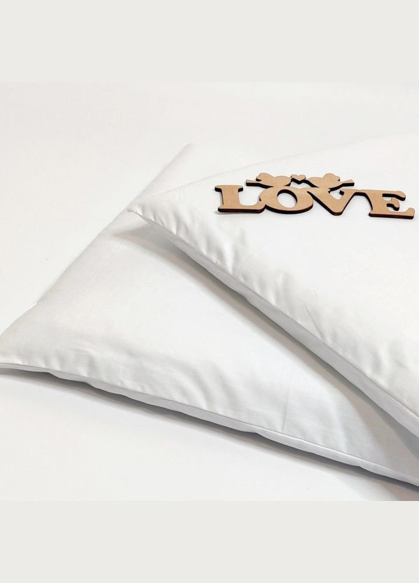 Подушка прямоугольная Белая сатин 40x40 см Penetka (323210802)