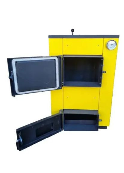 Котел твердопаливний Vulcan Strong 10 (3,5 мм) пряма дверцята Vulkan (369761817)