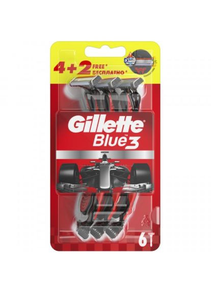 Бритва (7702018516759/7702018362585) Gillette blue 3 6 шт. (268145595)