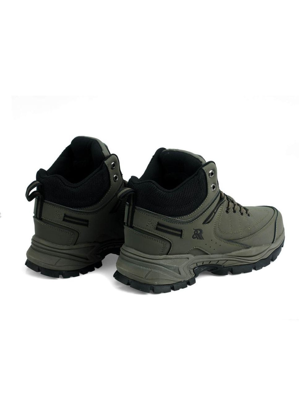 Зеленые зимние кроссовки 7244002 46 цвет оливковый Royyna