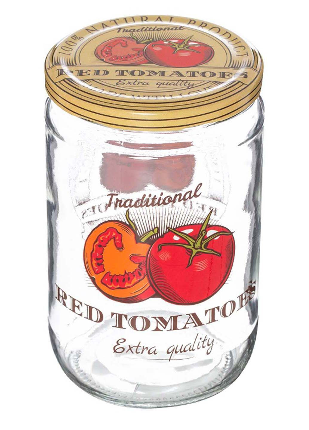 Банка Decorated Jar-Tomato 0.66 л Herevin (278254556)
