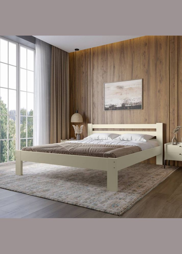 Односпальная деревянная кровать Бавария (S0505Y30R) 90х190 см (MBG-14852) Mebigrand (366027674)