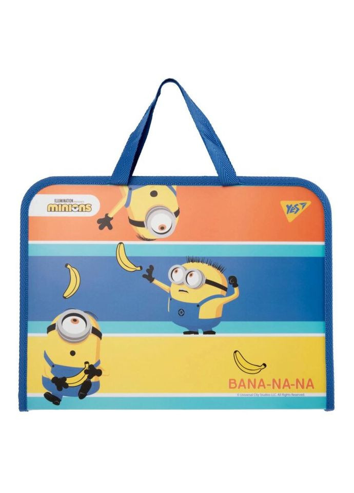 Папка-портфель на молнии FC Minions 492172 26х35х3 см Yes (335584806)