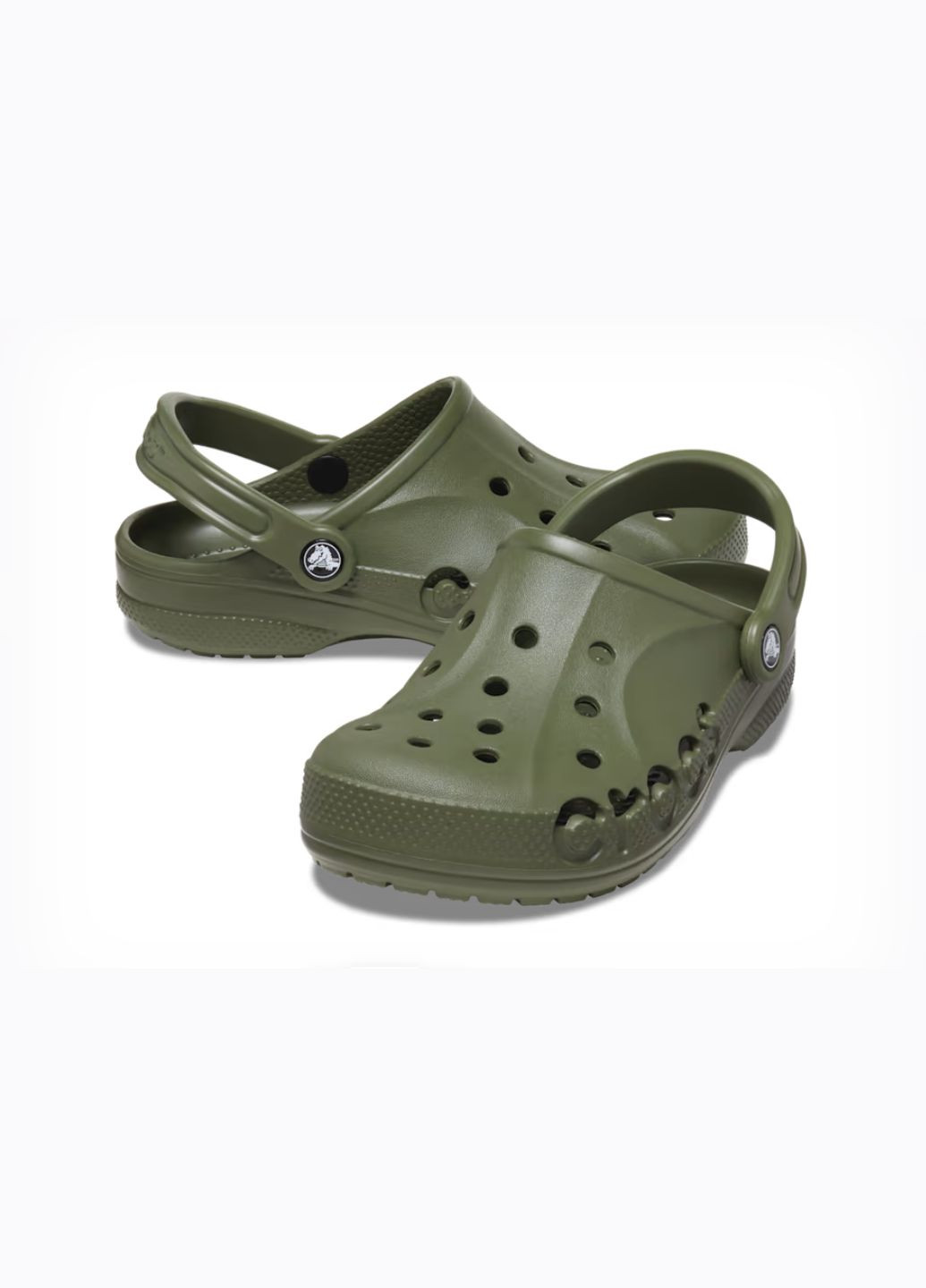 Зеленые сабо baya clog army green 10126 Crocs