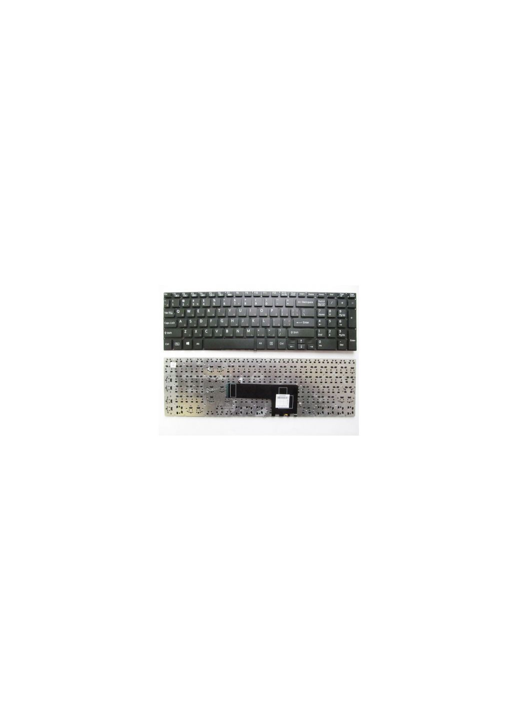 Клавиатура ноутбука (A43797) Sony svf15 (fit 15 series) черная без рамки ua (276707401)