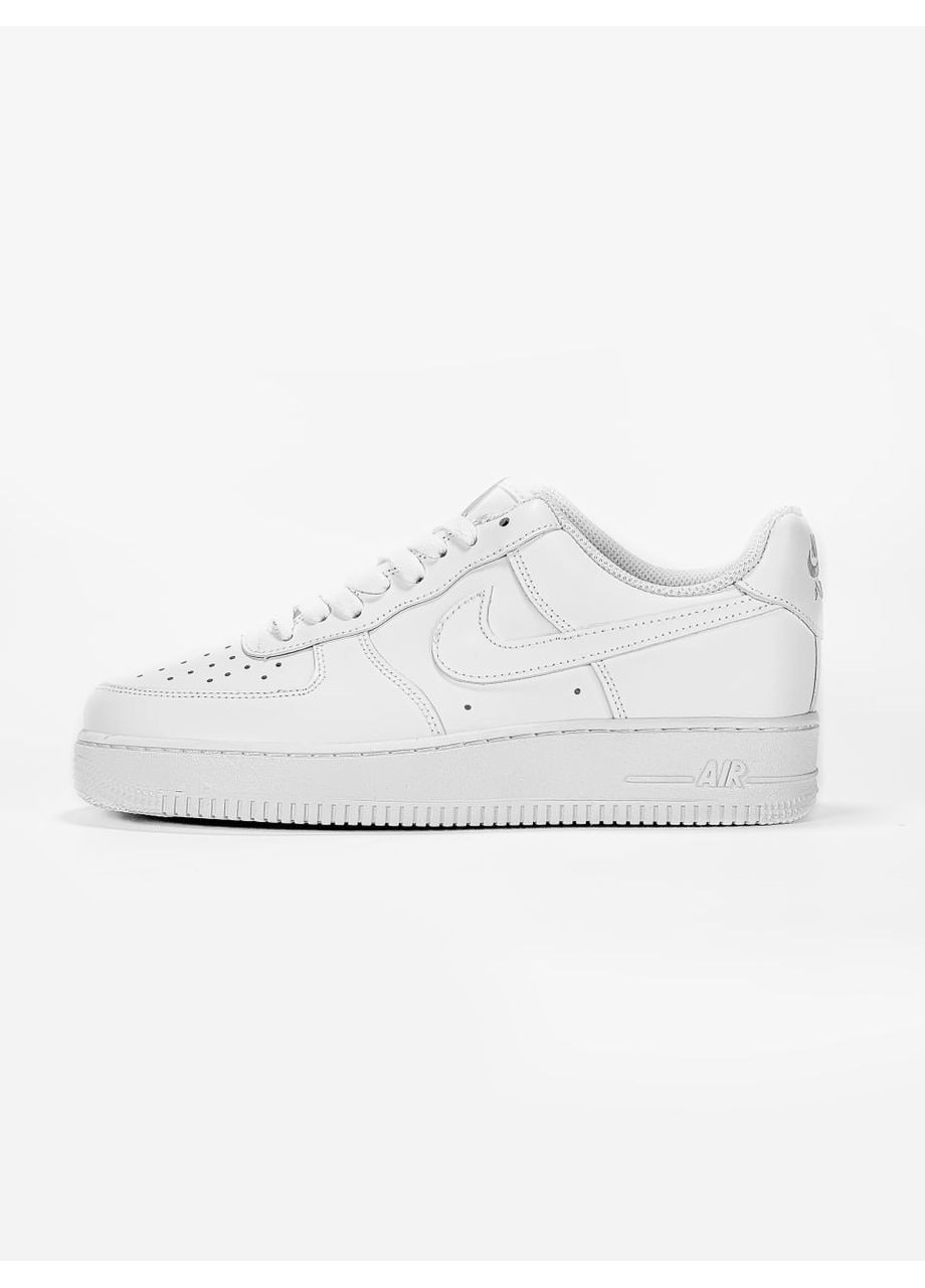 Білі Осінні чоловічі кросівки Nike Air Force 1 Low '07 White CW2288 Найк Аир Форс 1