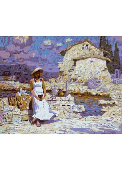 Картина по номерам "Продавщица сувениров" ★★★★★ (TS01091996199442) Ідейка (377729084)