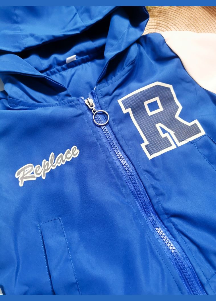 Комбінована демісезонна вітрівка для хлопчика r синя 10331 No Brand