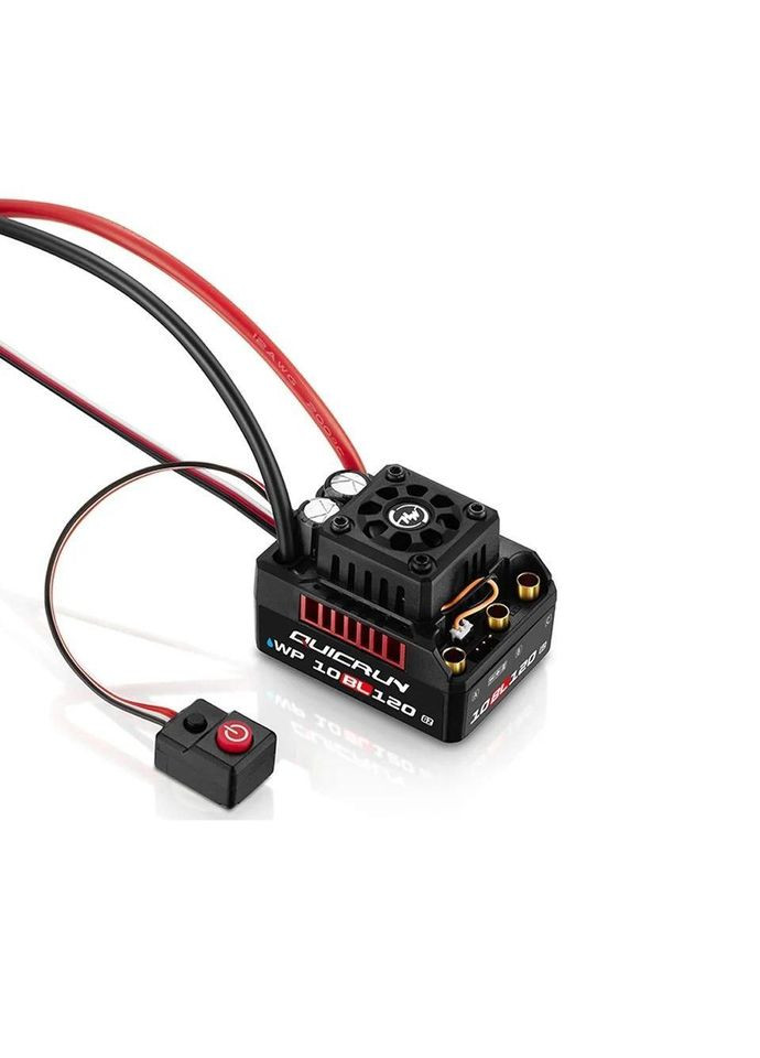 Бесколлекторный регулятор скорости QUICRUN WP-10BL120 Brushless ESC 120A Hobbywing (341086366)