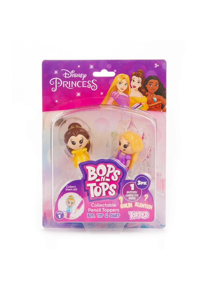 Набір колекційних фігурок-топерів Принцеси Дісней DSP20-3980-KV-FO серії "Bop n Tops" Sambro (307926468)