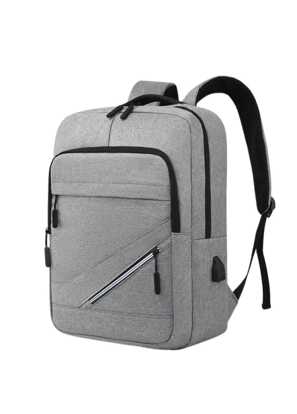 Современный городской мужской рюкзак Gray Number One No Brand (292015537)
