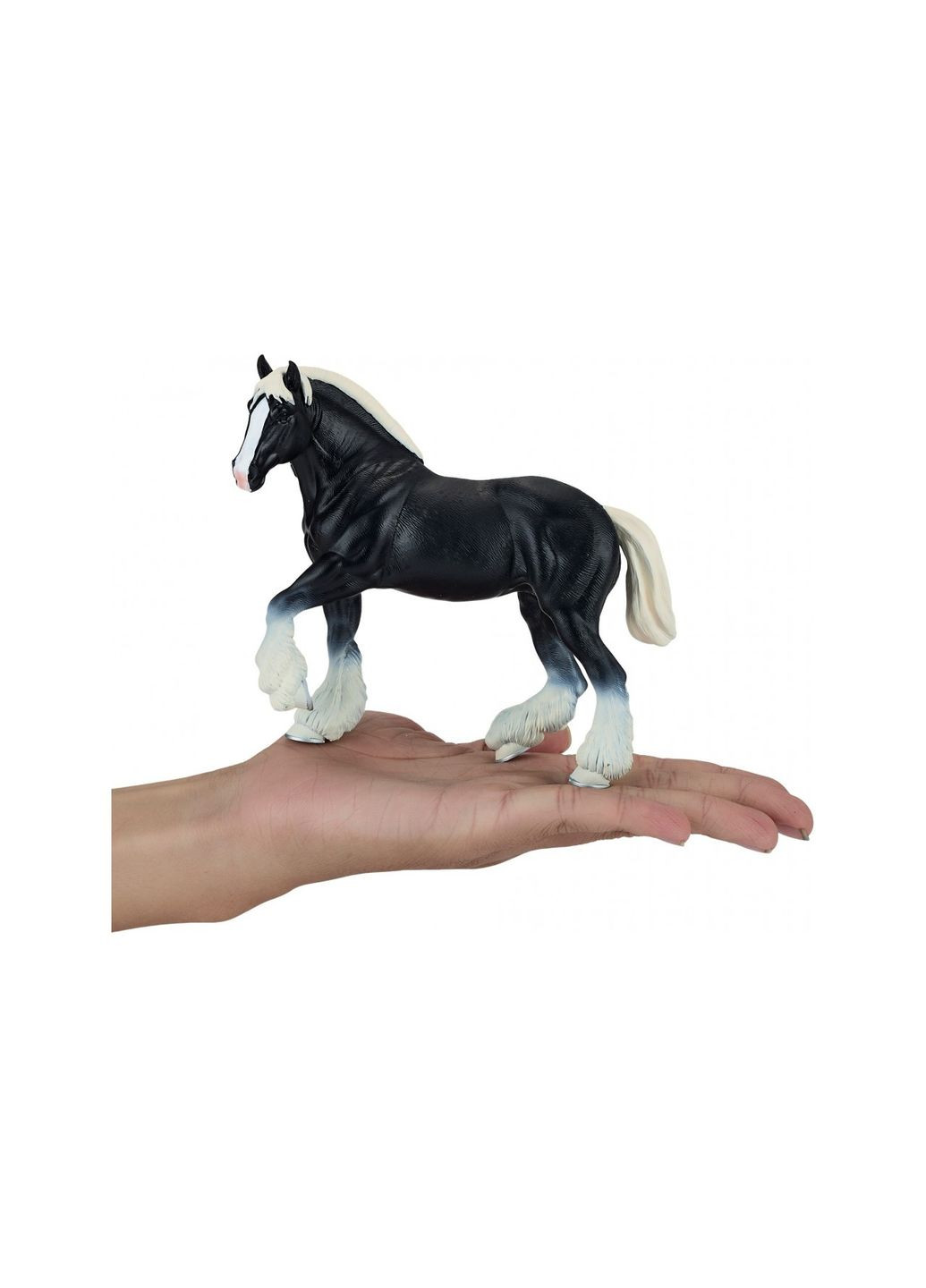 Игрушка фигурка конь Клайдсдейл черный (381083) Mojo (369726881)