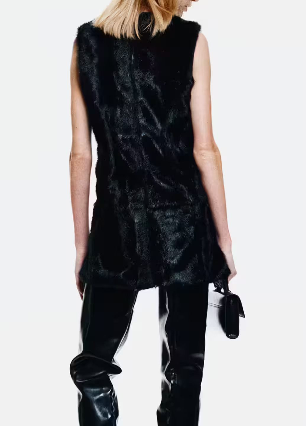 Чорна сукня H&M однотонна