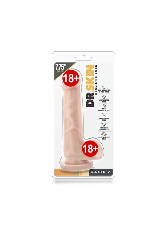 Фалоімітатор Mr. SKIN REALISTIC COCK BASIC 7 Blush (303906051)