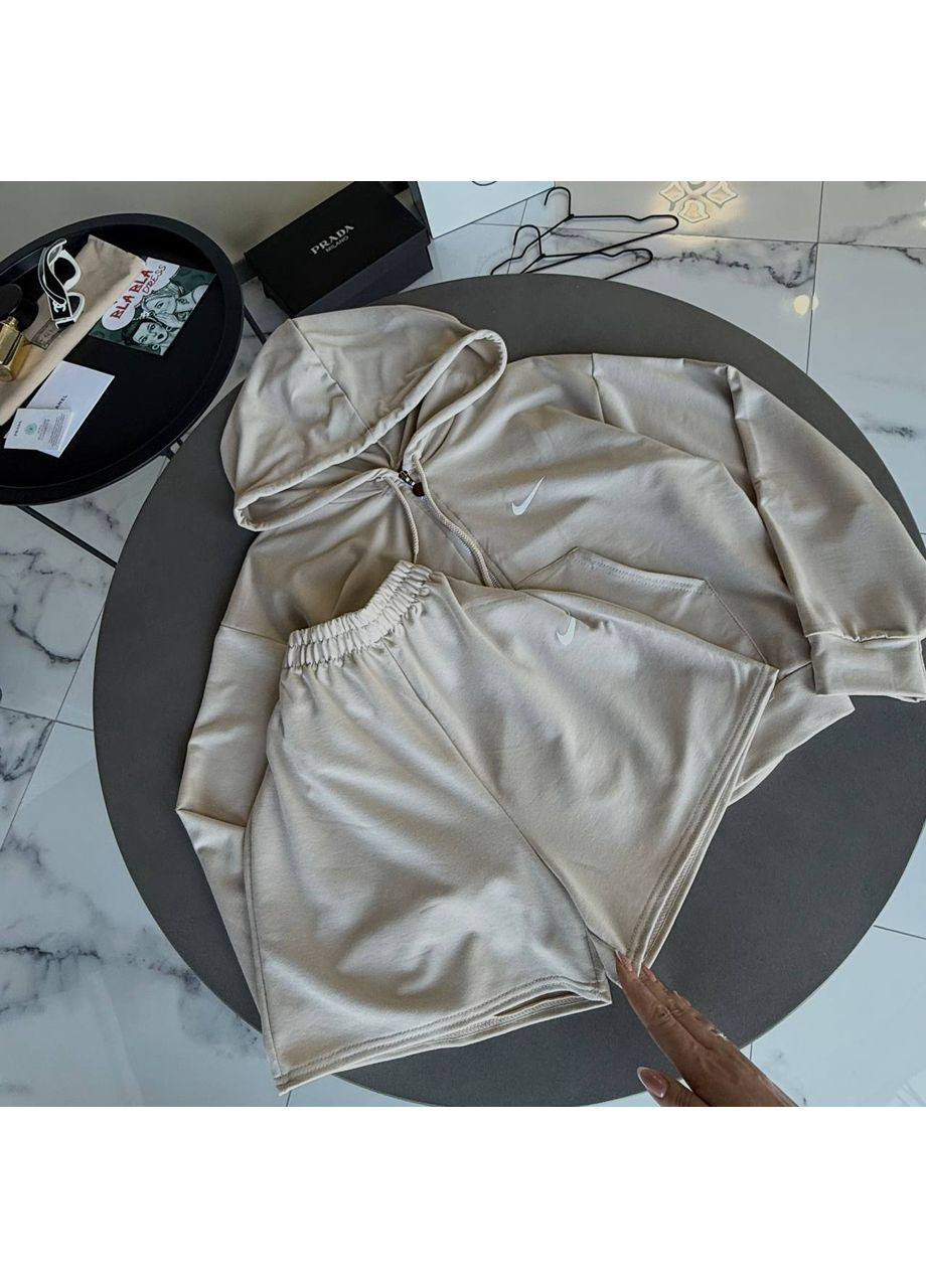 Базовий костюм з укороченим худі та шортами Україна (352267653)