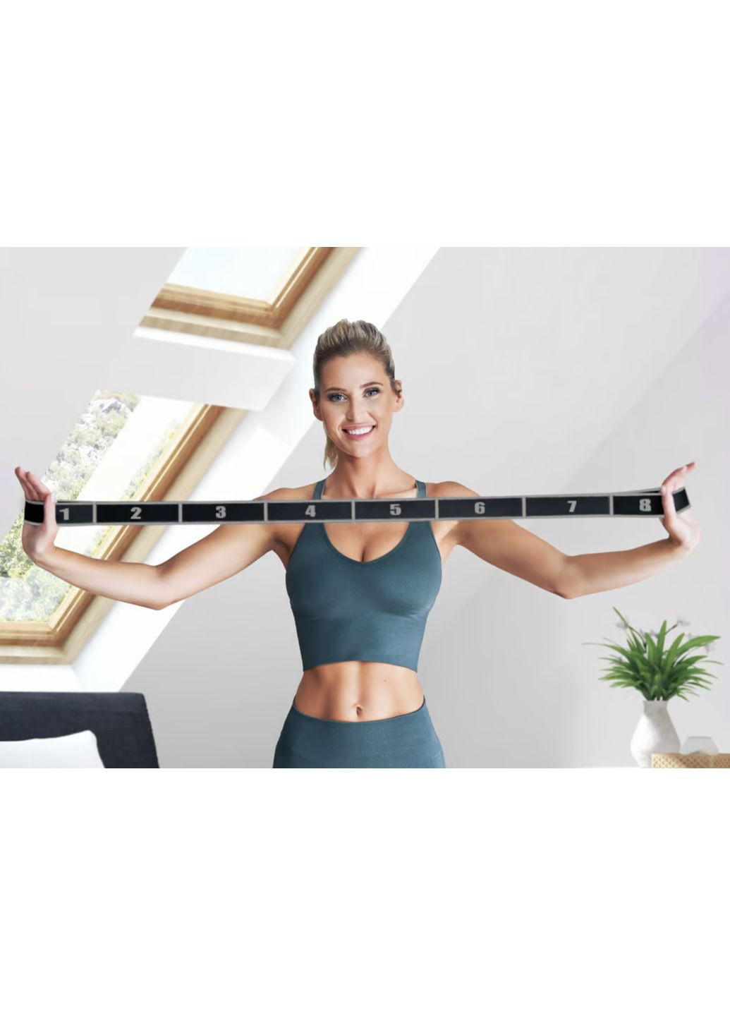 Резинка для фитнеса с петлями 12-30кг HS-N904GB черная Hop-Sport (361952884)