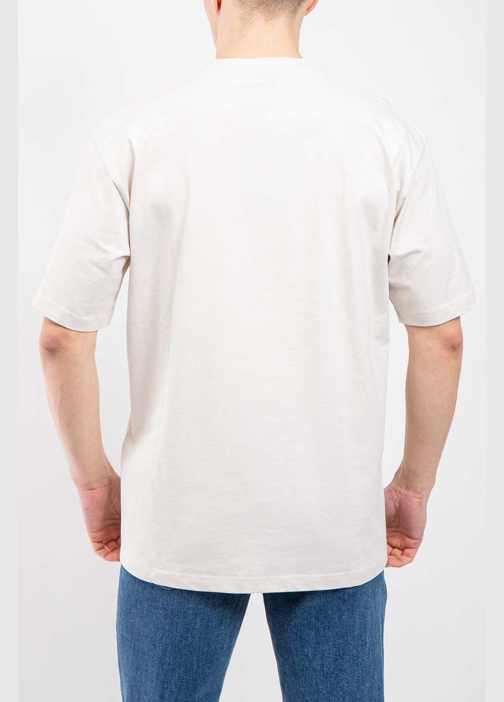 Молочная футболка Balenciaga