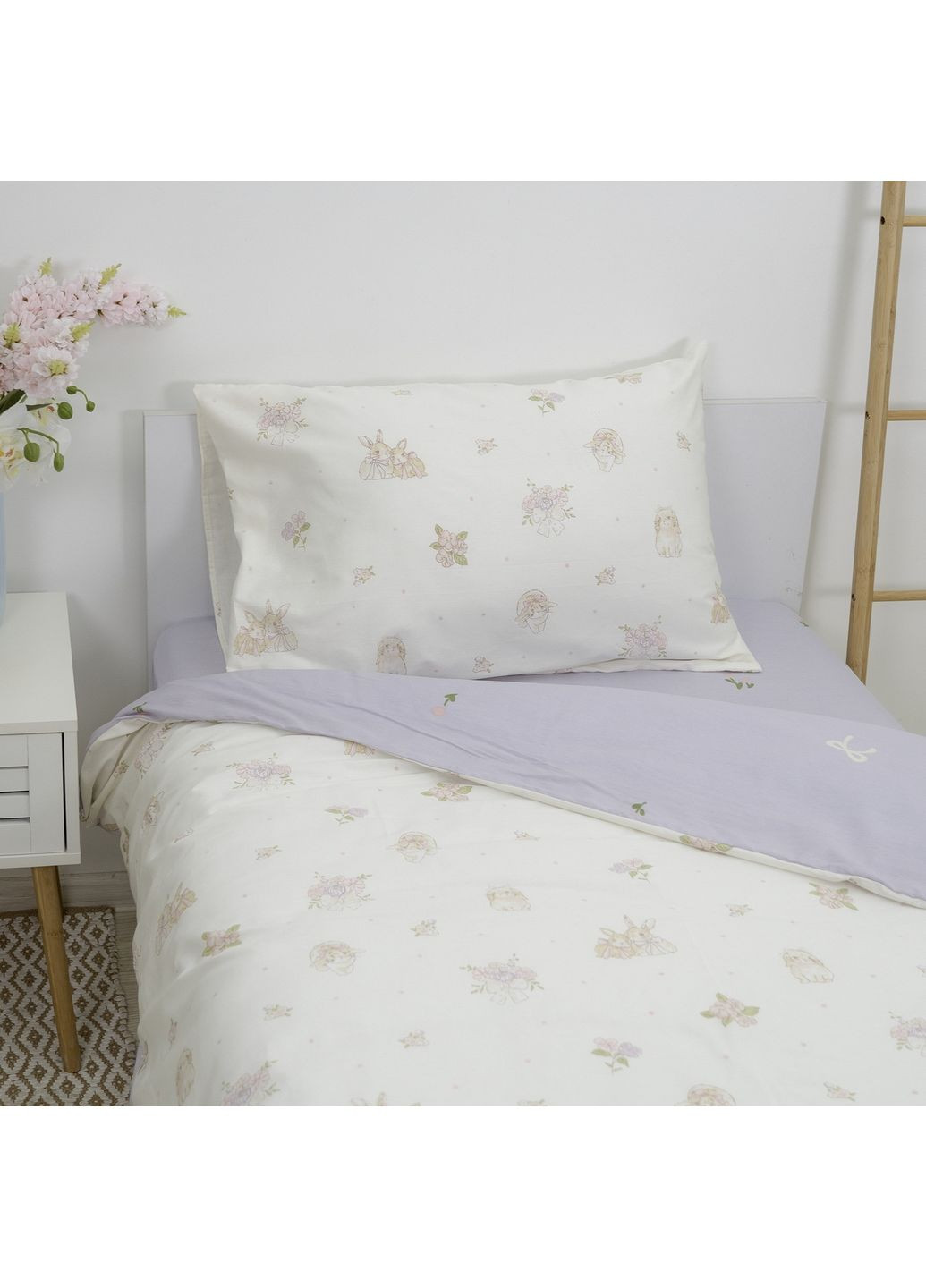 Комплект постільної білизни підлітковий сатин Viluta 8042 (372448448)