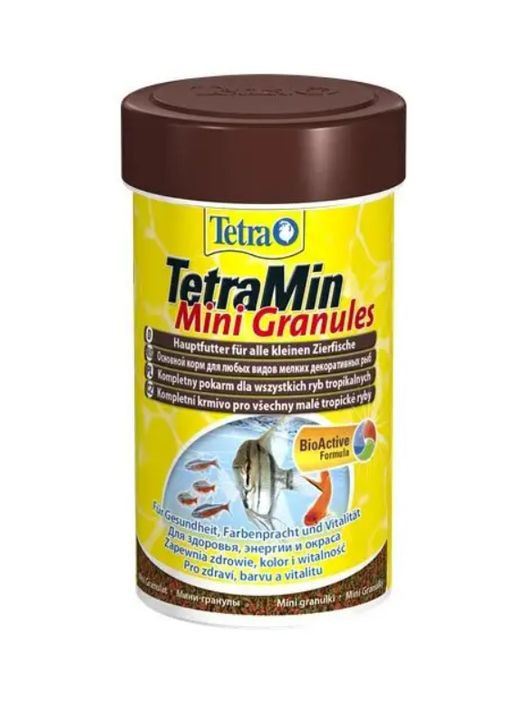 Корм для рыб Min Mini Granules гранулы, 100мл Tetra (292257776)