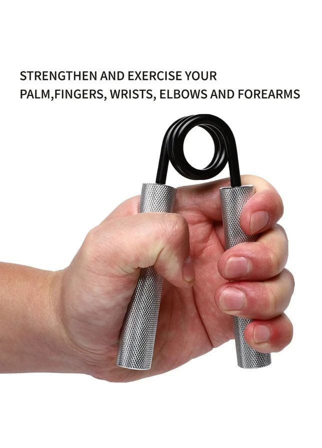 Кистьовий еспандер 200LB 90 кг металевий 4FIZJO для тренування хвату, зап’ясть та передпліччя No Brand (362682336)