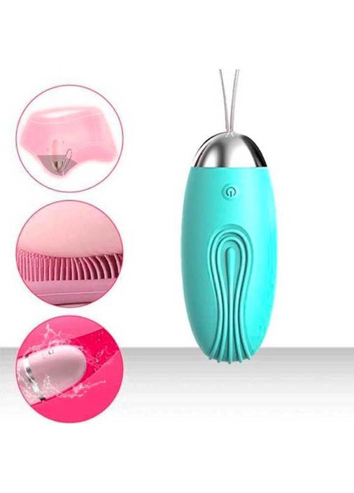 Яркое виброяйцо USB бирюзовый – Вибраторы Lilo (298481102)