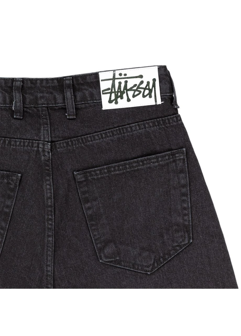 Мужские джинсовые шорты серые темные арт. 928-212-2 Stussy (402042108)