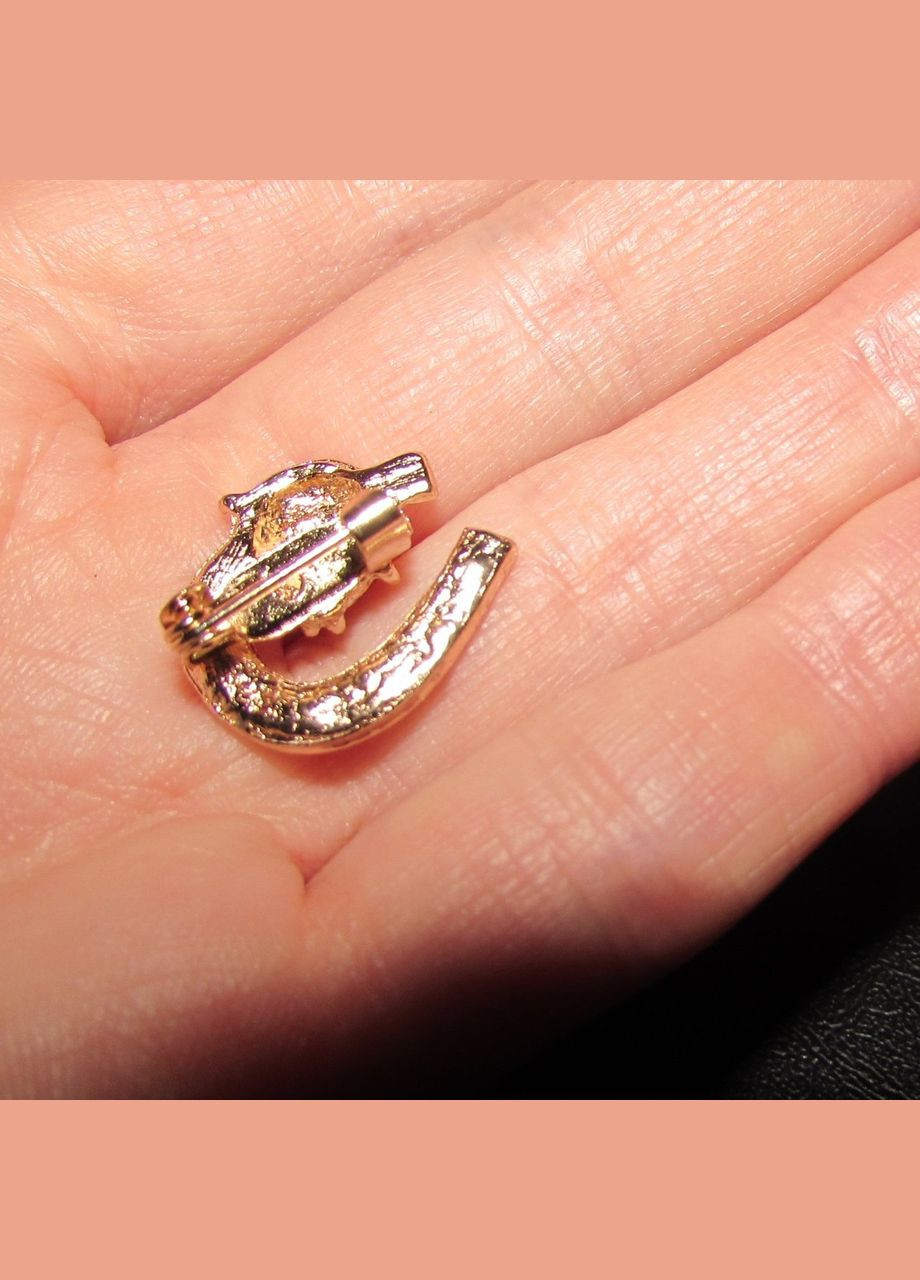 Брошь на удачу подковая божья коровка, 5535 Fashion Jewelry (336950283)