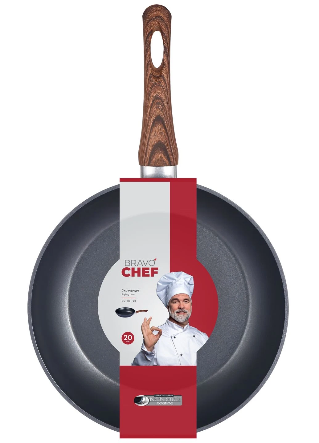 Сковорідка класична 20 см (6815596) Bravo Chef (314748087)