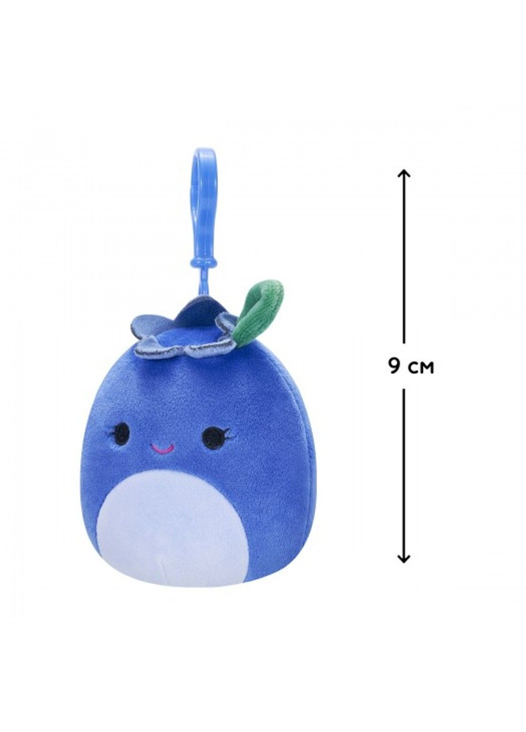 Мягкая игрушка на клипсе – Черника Блуби (9 cm) Squishmallows (331296936)