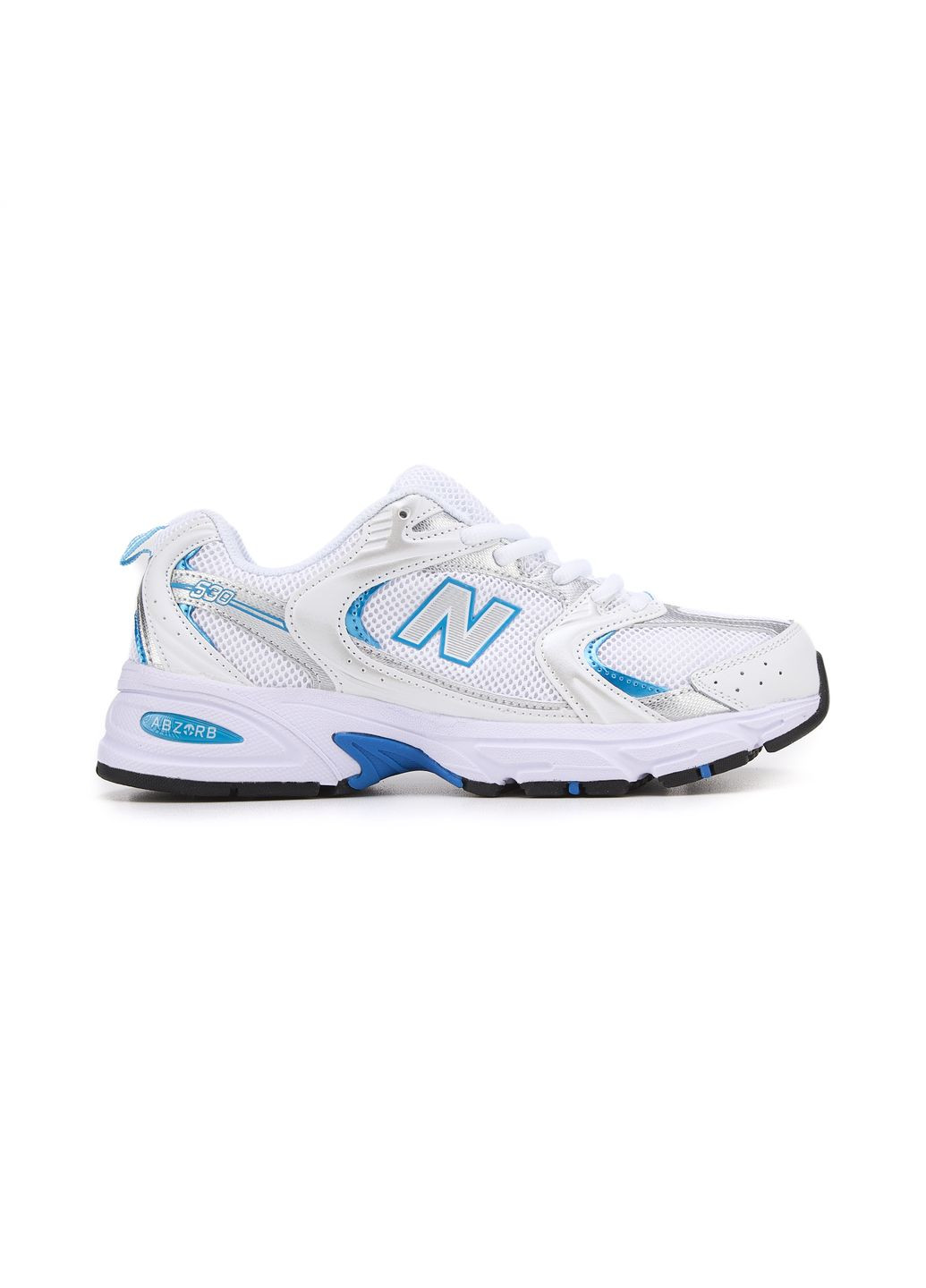 КРОСІВКИ ЖІНОЧІ NEW BALANCE 530 WHITE SKY BLUE НЬЮ БЕЛАНС 530 No Brand білі демісезони (367115051)