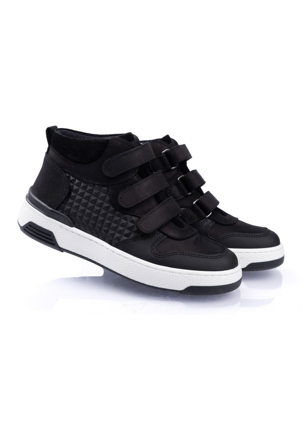 Черевики осінні 2166-3 для хлопчиків чорні, нубук. Розмір Topitop (366875397)