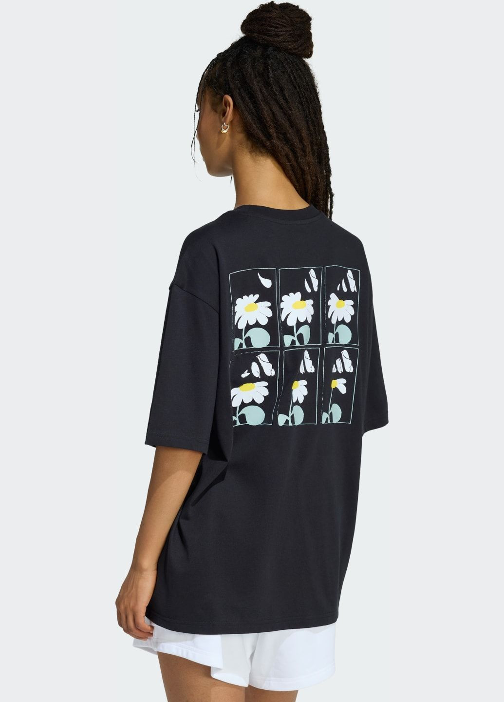 Футболка SOFT SIDE OVERSIZED GRAPHIC adidas - (372808146)