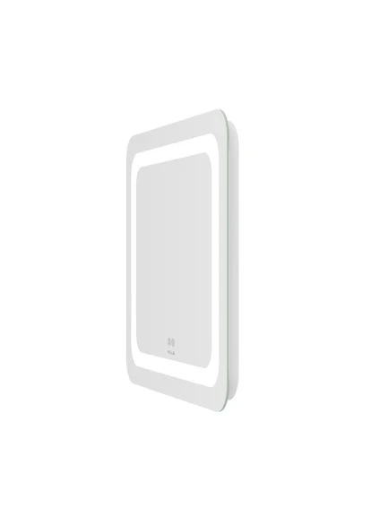 Дзеркало для ванної LUNA з підсвіткою, хром, підвісний, 70x60 см Volle (400740853)