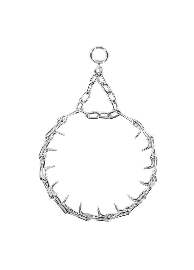 Ошейник хромированный проволочный строгий большой, L, Ш 35 мм, Дл 60 см Collar (330636124)